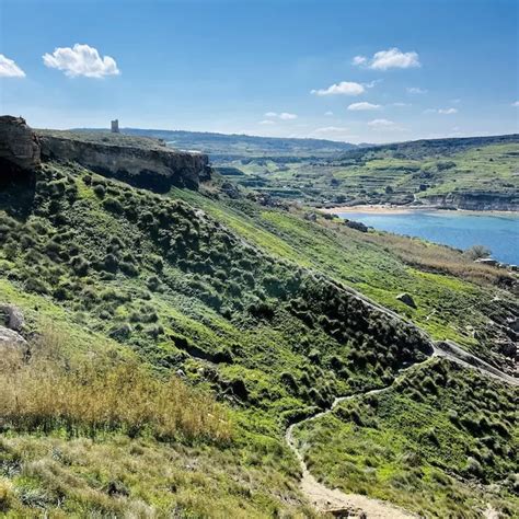 Discover Malta's Coastline: A Map of the Spectacular Hike from Għajn ...