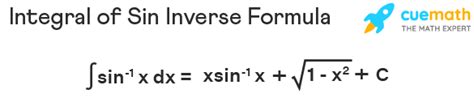 Integral of Sin Inverse - Examples, Integral of Arcsin