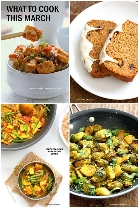 What to cook this March - 30 Seasonal Recipes - Vegan Richa