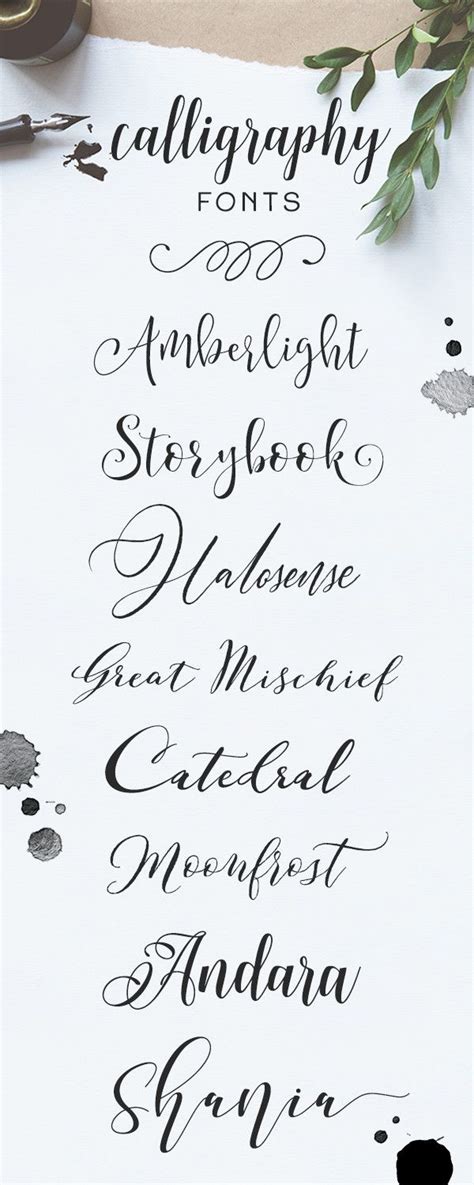 Browse more than 2,400 handwritten calligraphy fonts on Creative Market ...