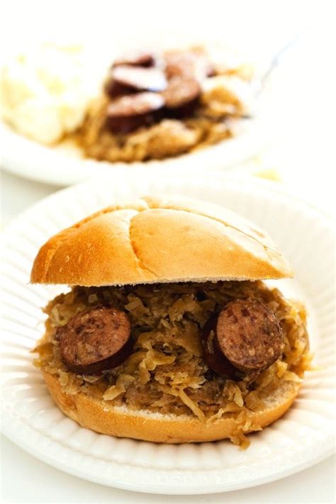 Kielbasa Kapusta Recipe (Kielbasa and Sauerkraut) • Food Folks and Fun