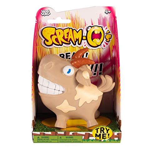 Scream-O Screaming Goat Toy - Squeeze The Goat's Cheeks and It Makes a Funny, Hilarious ...