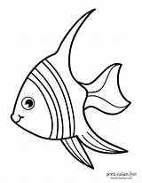 Top 100 fish coloring pages Cute Free Printables  Print Color Fun sketch template