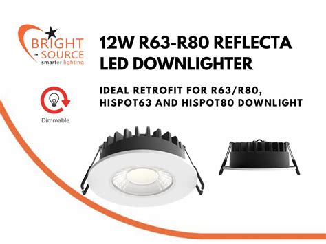 领英Northgate Lighting Ltd: 12W R63-R80 Reflecta LED Downlighter - Three magnetic bezels can be