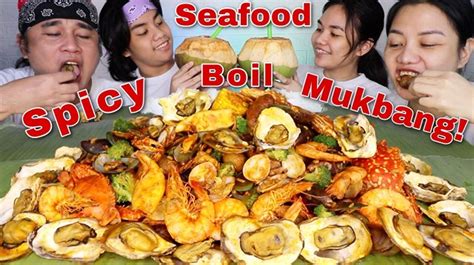 SPICY SEAFOOD BOIL OVERLOAD MUKBANG! | Spicy Boil Seafood Mukbang! # ...