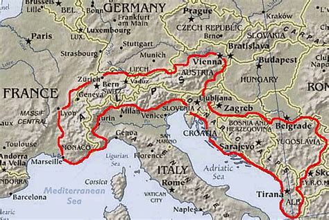 Alps Mountains Map and Details - World Atlas