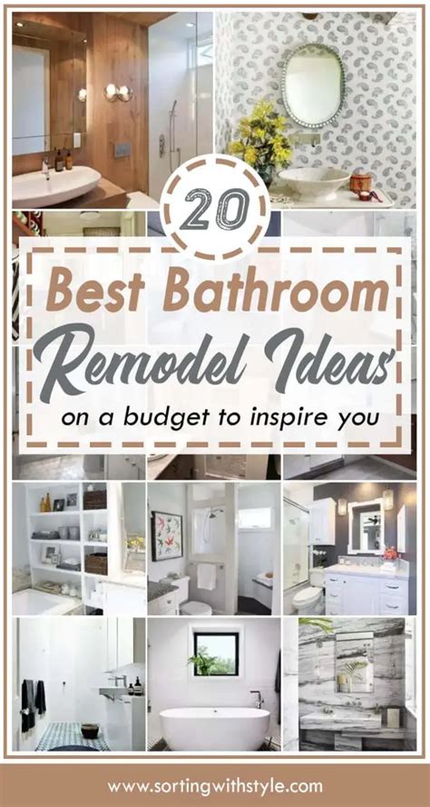 20+ Best Bathroom Remodel Ideas on A Budget that Will Inspire You