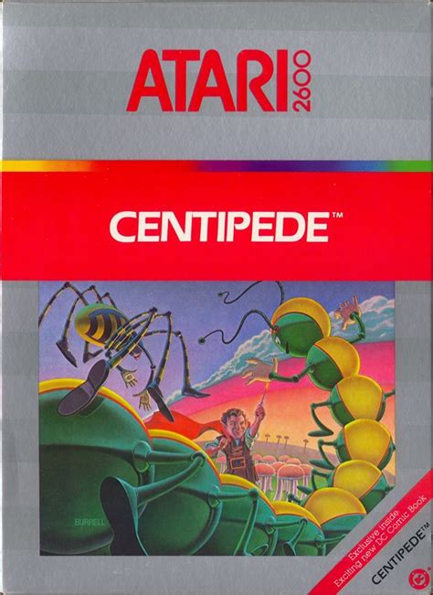 Centipede (1983) Atari 2600 box cover art - MobyGames