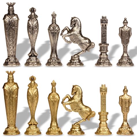 Metal Chess Pieces - The Chess Store