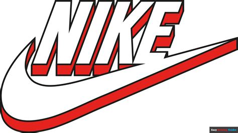 HOW TO DRAW NIKE LOGO IN 3D EASY | pedersenrecovery.com