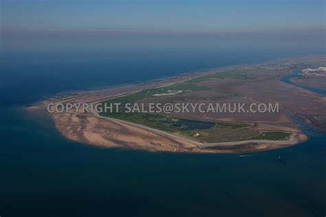 Aerial photography of Walney Island aerial photograph showing the ...