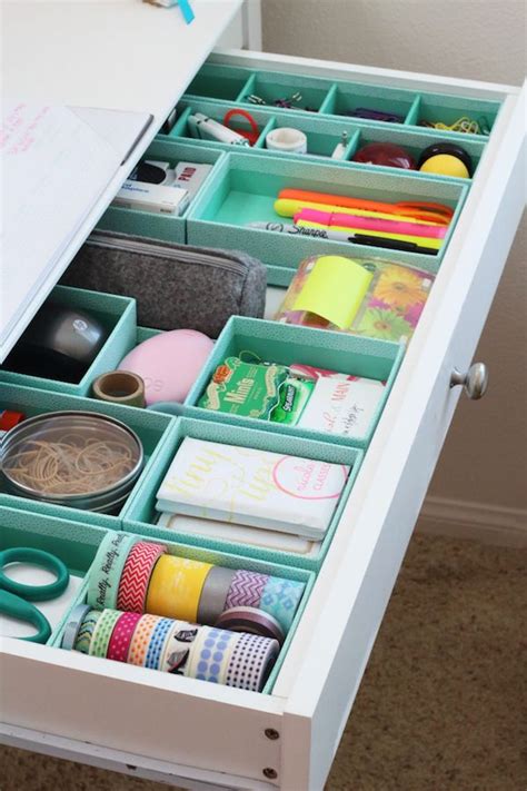 Lass uns organisiert werden {Happy Drawers | Büroorganisation tipps, Ordnung auf dem ...