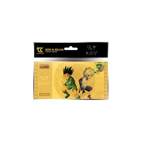 Gon & Killua Golden Ticket | Hunter x Hunter Goodies | Cartoon Kingdom