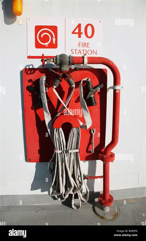 Fire station equipment Stock Photo - Alamy