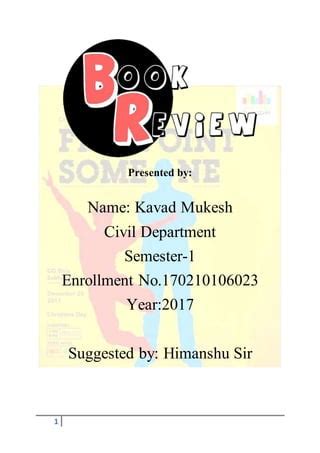 five point someone book review by maru prakash | PDF