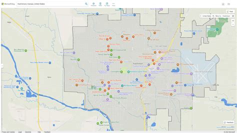 Hutchinson Kansas Map - United States