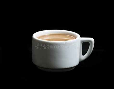 Coffee Cup On Black Background Stock Image - Image of flavor, background: 28621565