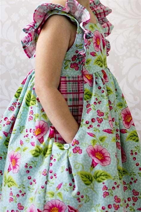 Girls Summer Dress Sewing Pattern