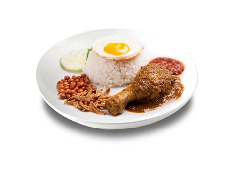 Nasi Lemak Ayam Rendang