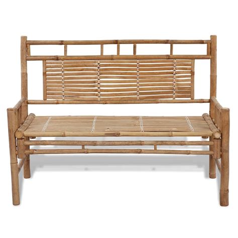 Bamboo 120cm Garden Bench Complete Storage Solutions