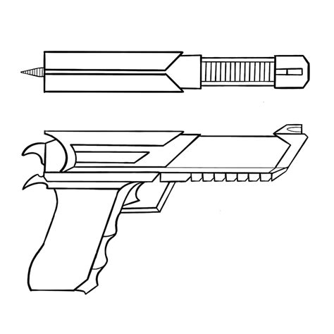 ArtStation - Condor Pistol Reference Sheet