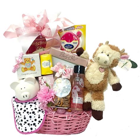 Congratulations Baby Girl Gift Basket - Executive Baskets