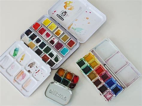 Make a Mini Watercolor Paint Box | Life Needs Art by Karen Koch