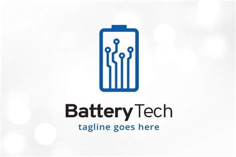 Battery Tech Logo Template | Creative Daddy