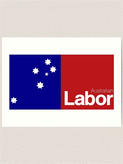 "Australian Labor Party Logo" Art Print by Spacestuffplus | Redbubble