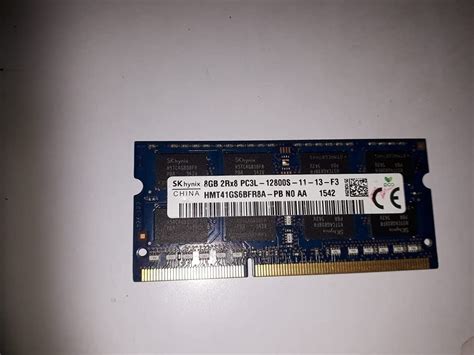 Hynix 8 GB DDR3L Laptop Ram 1600 MHz/ 12800U MHz SODIMM with 3 Year ...