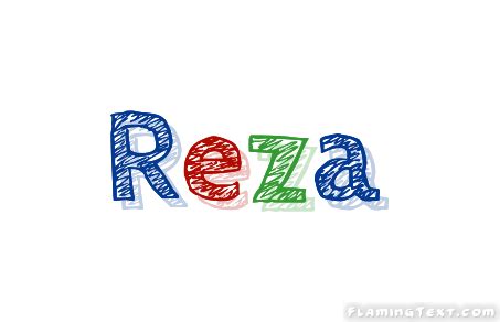 Reza Logo | Free Name Design Tool from Flaming Text