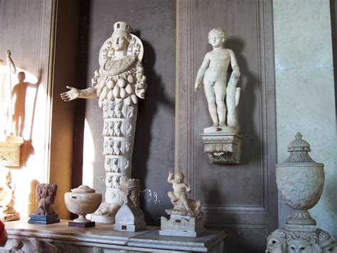 Statues in the Vatican Museum