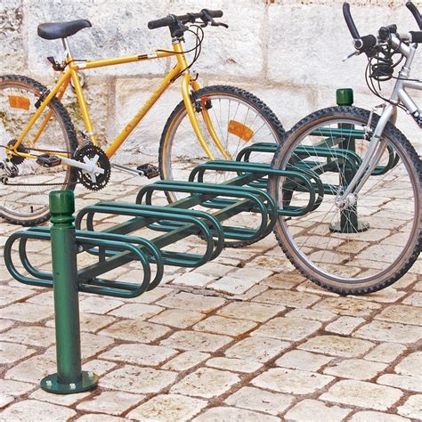 PARRS City Pillar Mounted Bike Racks - 6 Bikes | Parrs