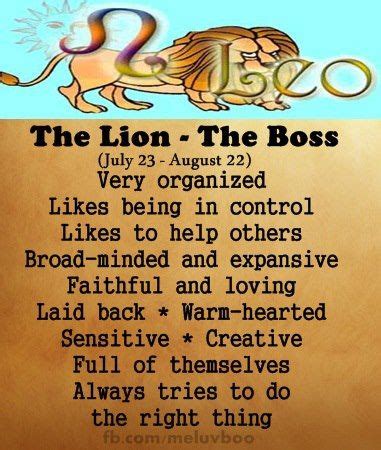 zodiac signs - Leo - the lion- hmmm...I don't think I'm full of myself. Leo Zodiac Quotes, Leo ...