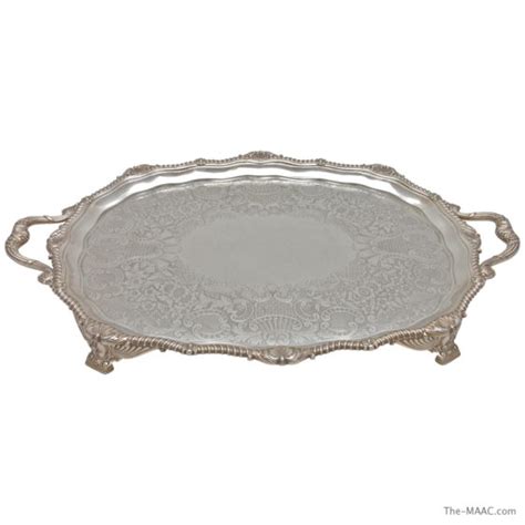 Antique Sterling Silver Two Handled Tray - Manhattan Art and Antiques ...