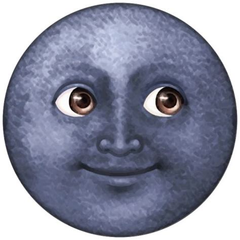 Dark Blue Moon Emoji | Moon emoji, Black moon emoji, Emoji