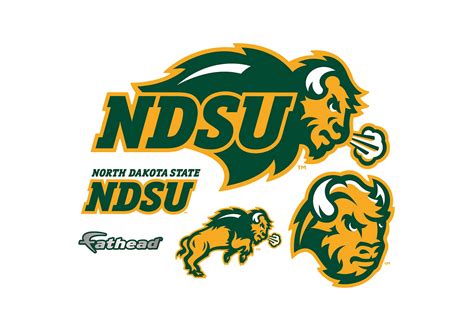 North Dakota State Bison Logo Wall Decal | Shop Fathead® for North ...