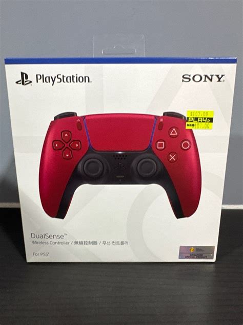 BNIB PS5 Controller Volcanic Red, Video Gaming, Gaming Accessories ...