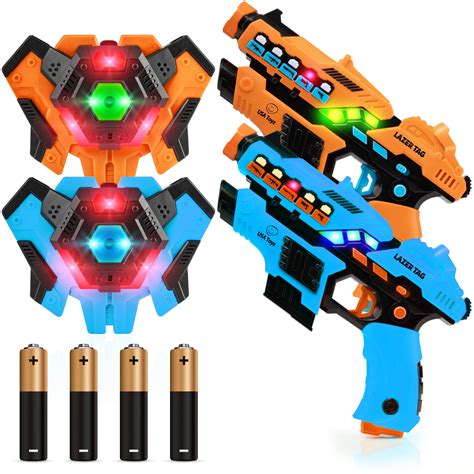 Buy USA Toyz Laser Tag Guns for Kids, Teens, Adults - 2pk Laser Tag Set, Lazer Guns with FX, LED ...