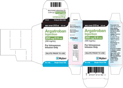 Argatroban (Mylan Institutional LLC): FDA Package Insert