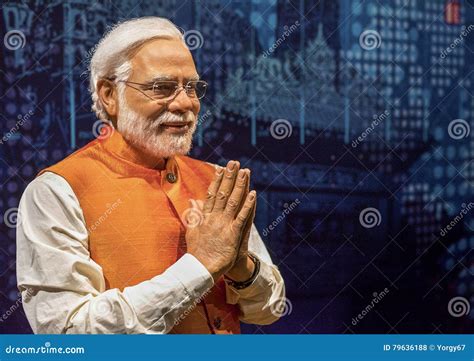 Narendra Modi editorial stock photo. Image of museum - 79636188