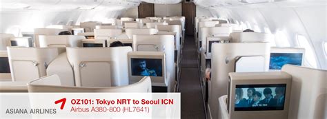 Review: Asiana Airlines A380-800 Business Class from Tokyo to Seoul