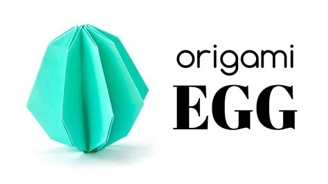 Origami Egg Tutorial - DIY Easter Decoration - Paper Kawaii - YouTube