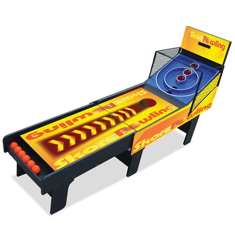 The Retractable Classic Bowling Arcade Game - Hammacher Schlemmer