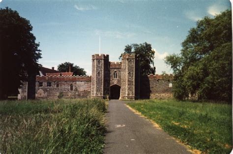 Wingfield Castle, Wingfield, Suffolk, England -- ancestral home of the Wingfields and later the ...