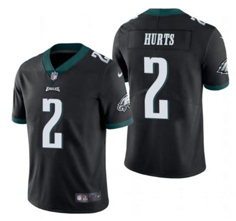 Men's Philadelphia Eagles #2 Jalen Hurts Black 2020 Vapor Untouchable ...