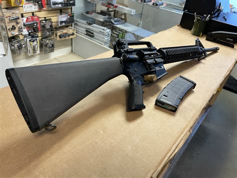 Fn M16 Military Semi-Auto Rifle 20 Inch Black Stock 30 Round Excellent ...