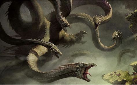 Pin by Revan on Monsters of Auriel | Hydra monster, Monster art, Mythical creatures