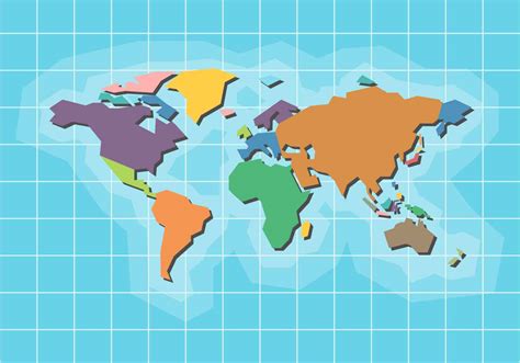 World Map With Countries Vector Free Download - United States Map