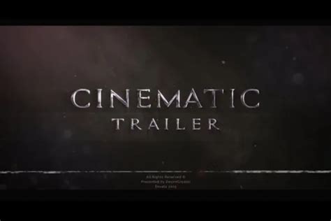 FREE After Effects Template - Blockbuster Trailer - Creative Lane Forum